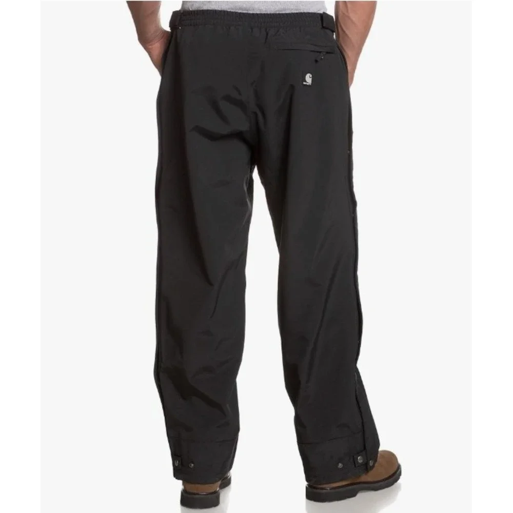 Carhartt Men Pants 2XL Shoreline Waterproof B216 Breathable Black Breathable